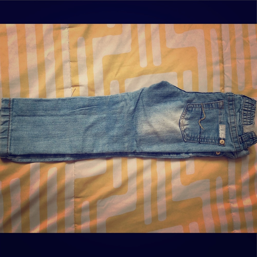 7 For All Mankind SET baby girl skinny jeans w/ sweater shirt